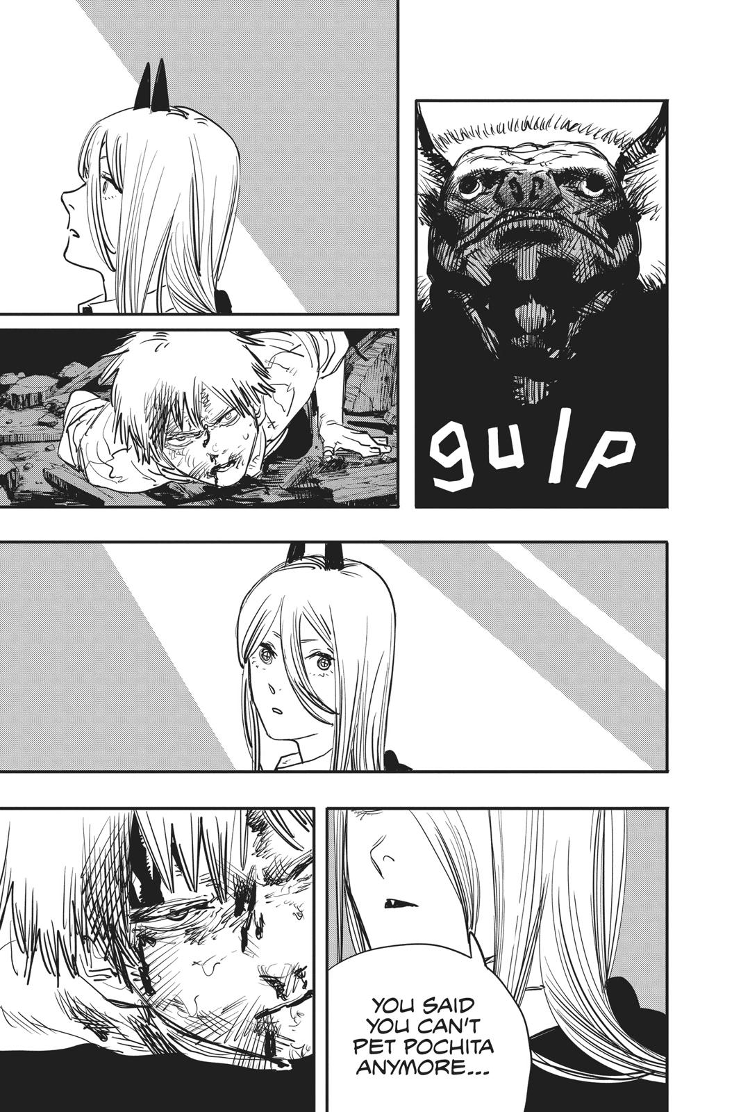 Chainsaw Man Manga Chapter 7 page 9 - Meowy's Whereabouts scene