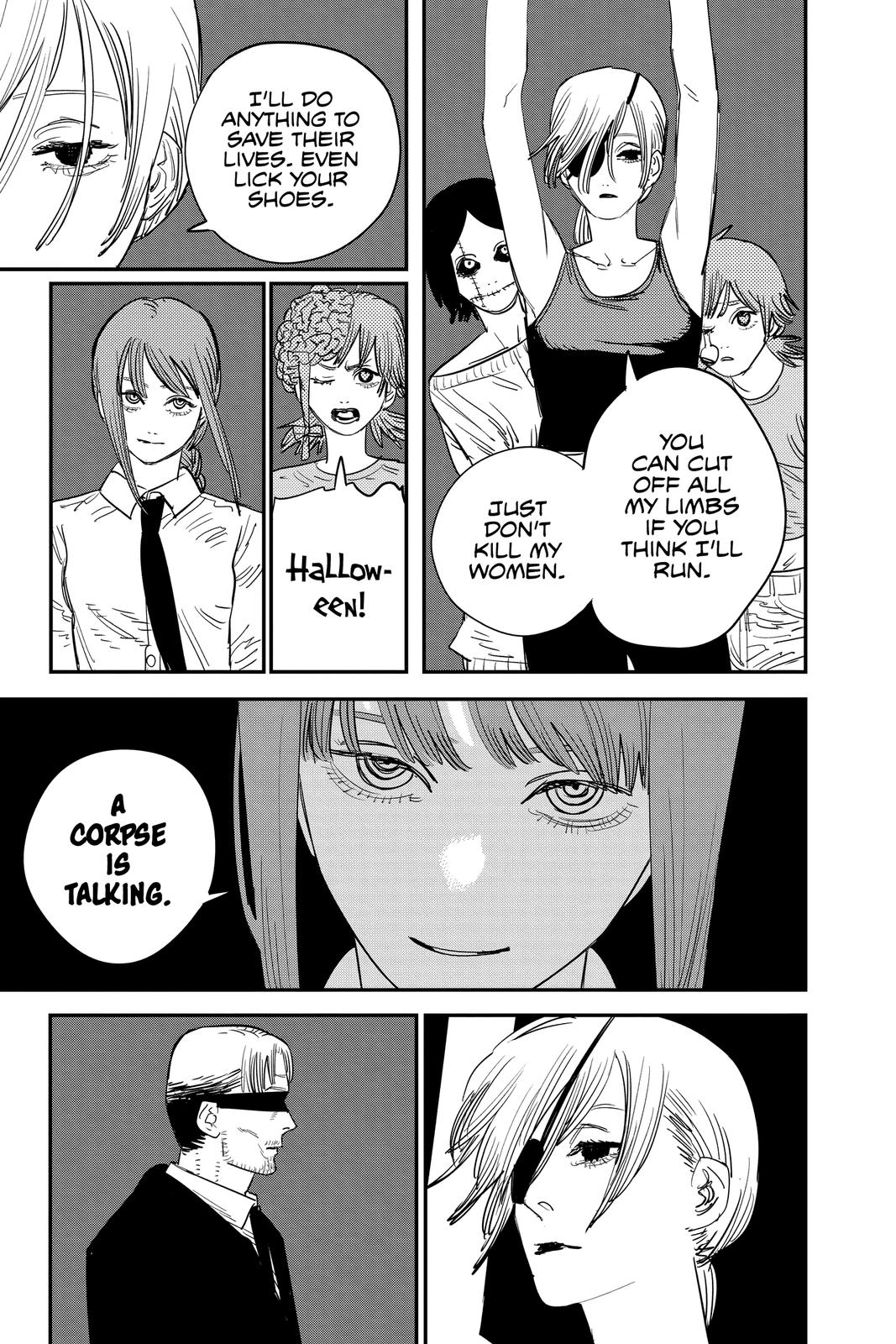 Chainsaw Man Manga Chapter 70 page 14 - Pinch scene