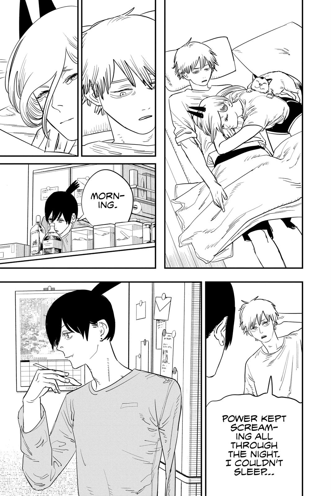 Chainsaw Man Manga Chapter 71 page 10 - Bath scene