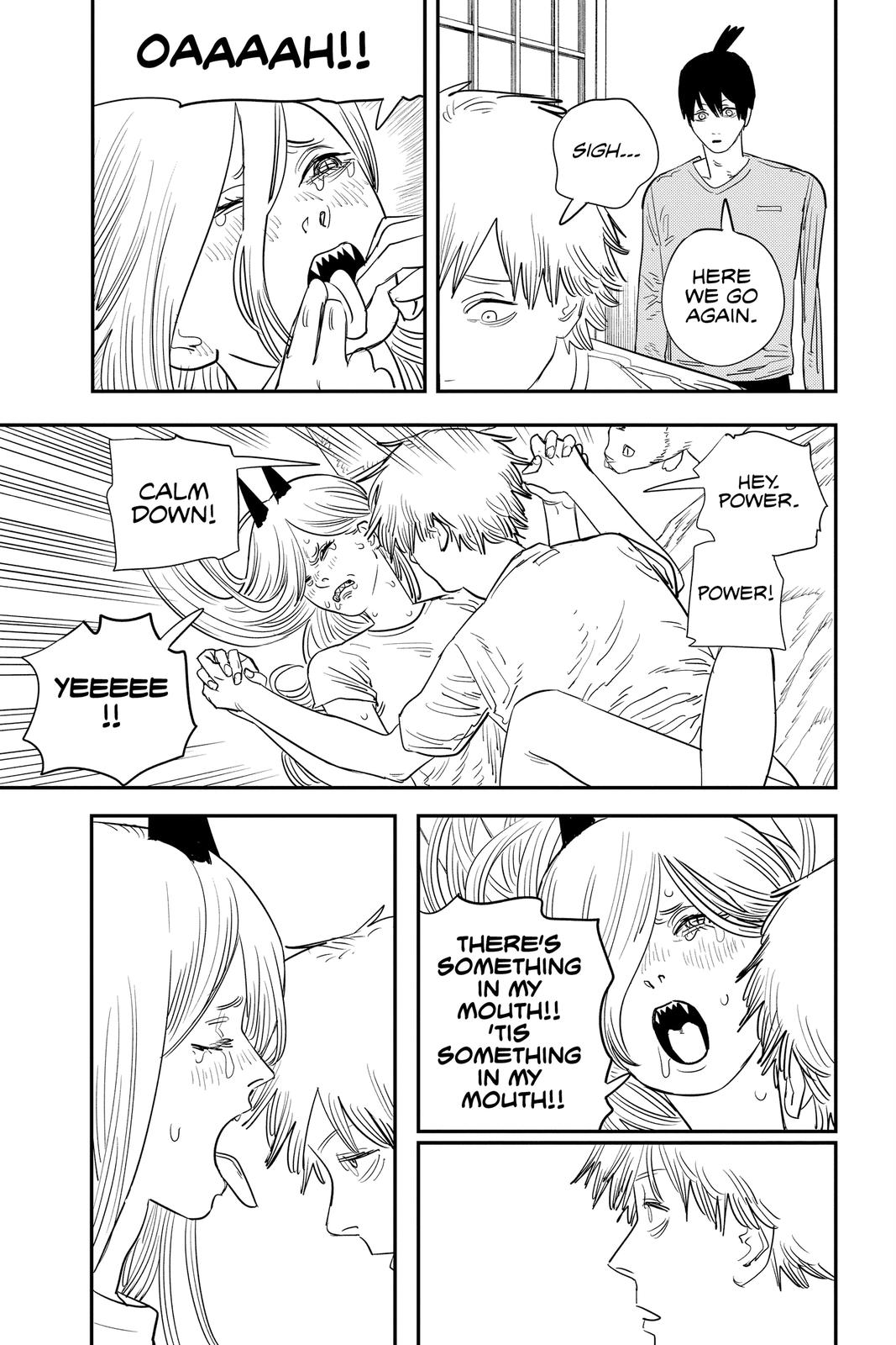 Chainsaw Man Manga Chapter 71 page 12 - Bath scene