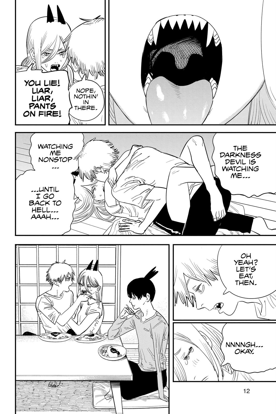 Chainsaw Man Manga Chapter 71 page 13 - Bath scene