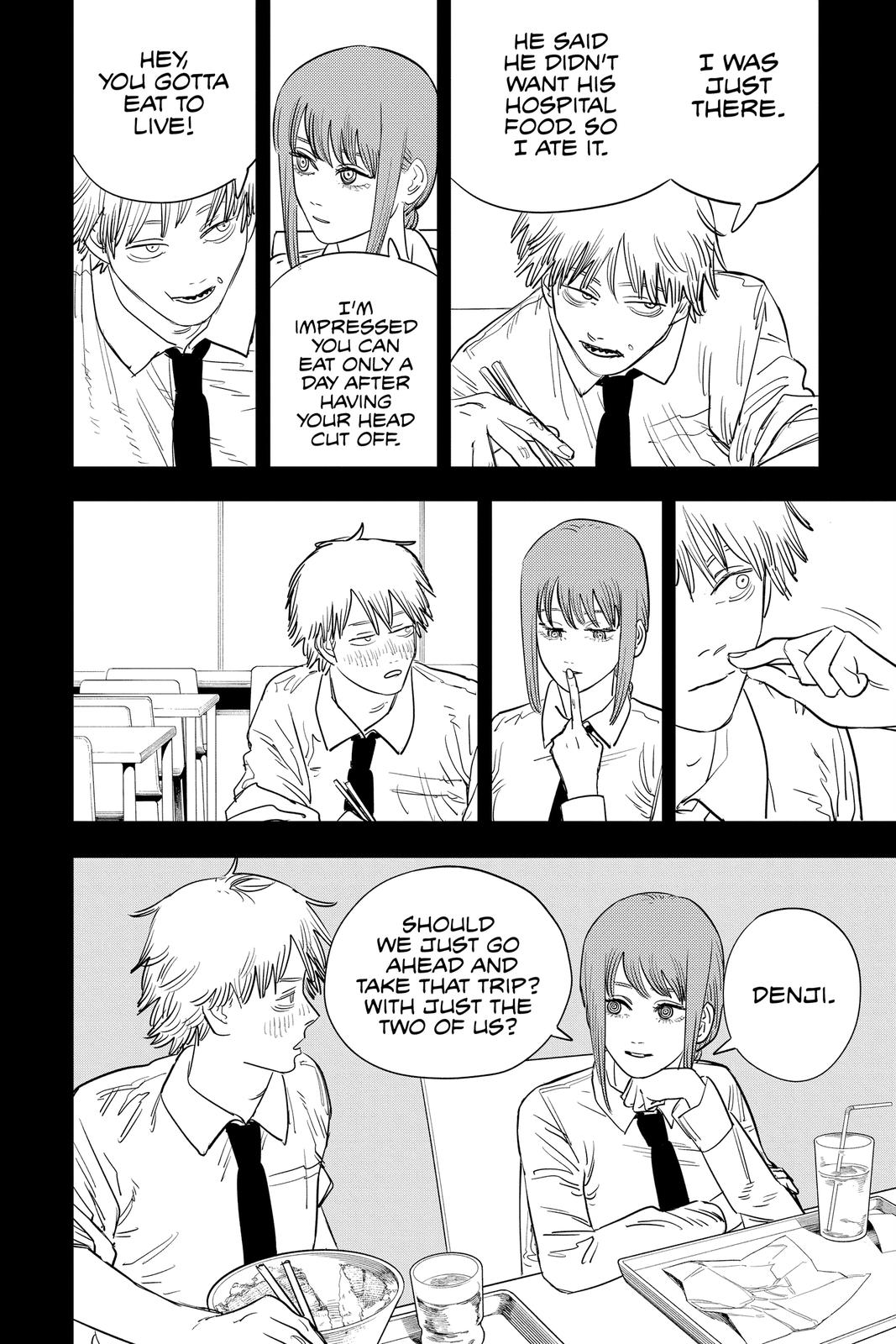 Chainsaw Man Manga Chapter 71 page 15 - Bath scene