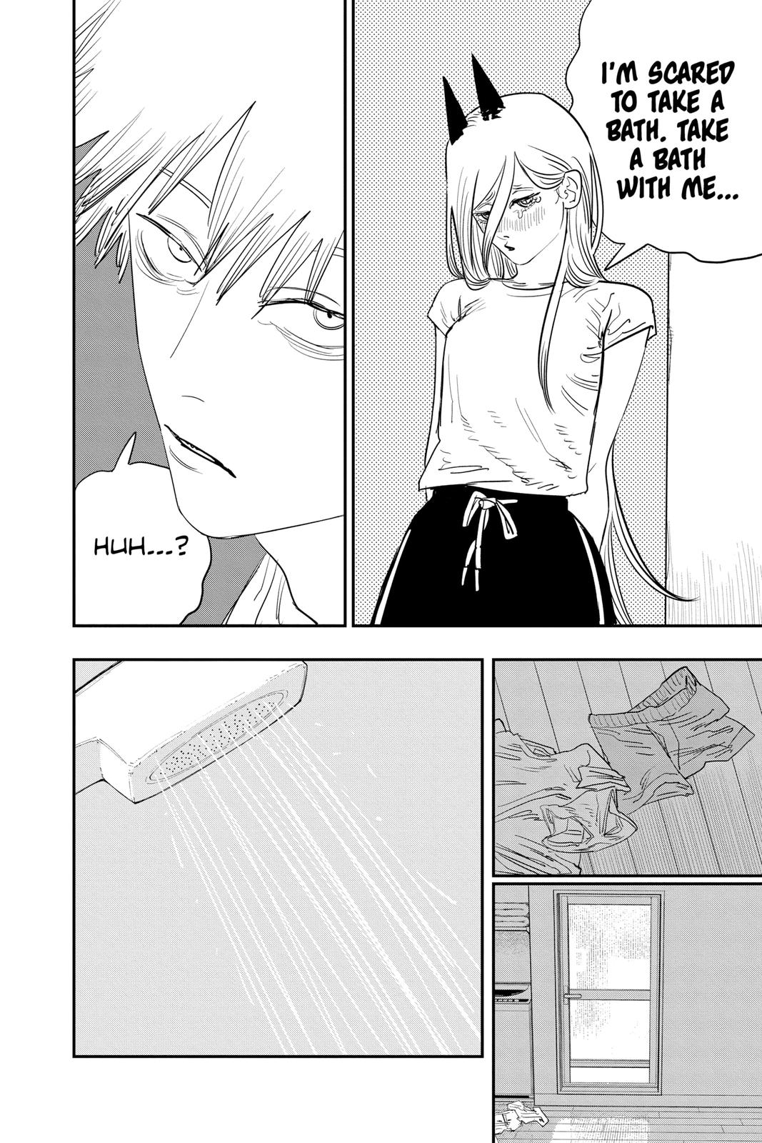 Chainsaw Man Manga Chapter 71 page 19 - Bath scene