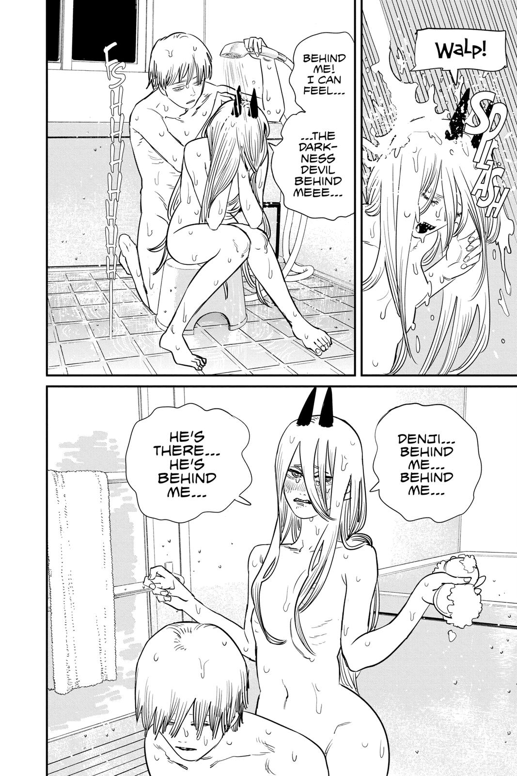 Chainsaw Man Manga Chapter 71 page 21 - Bath scene