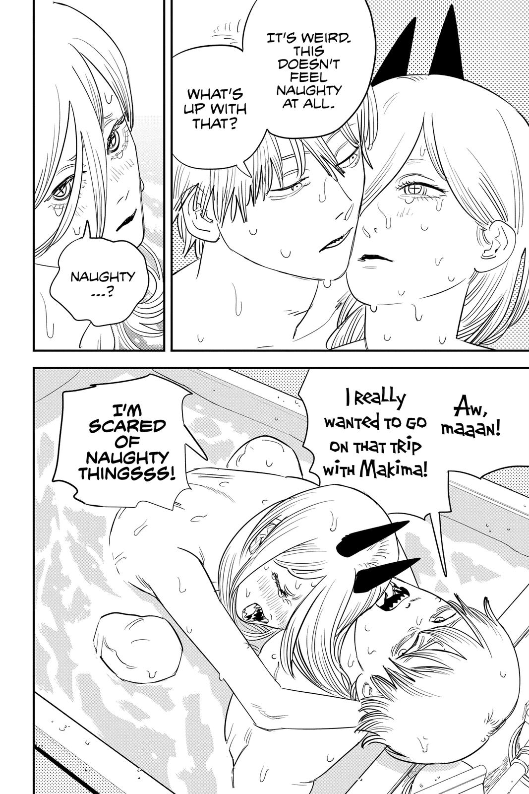Chainsaw Man Manga Chapter 71 page 23 - Bath scene