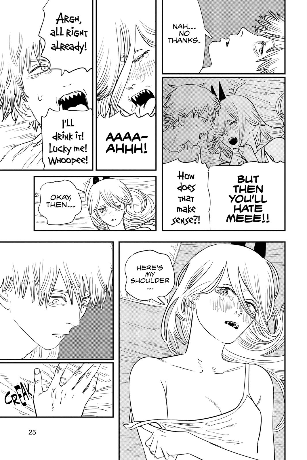 Chainsaw Man Manga Chapter 71 page 26 - Bath scene