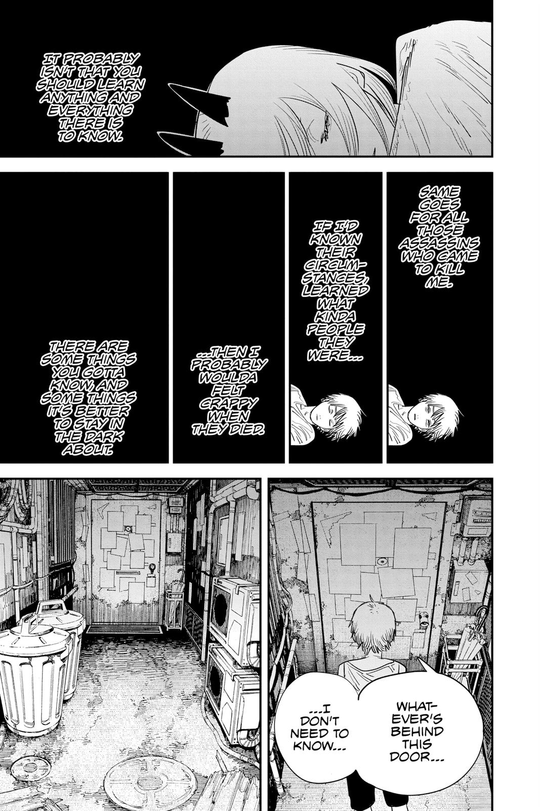 Chainsaw Man Manga Chapter 71 page 28 - Bath scene