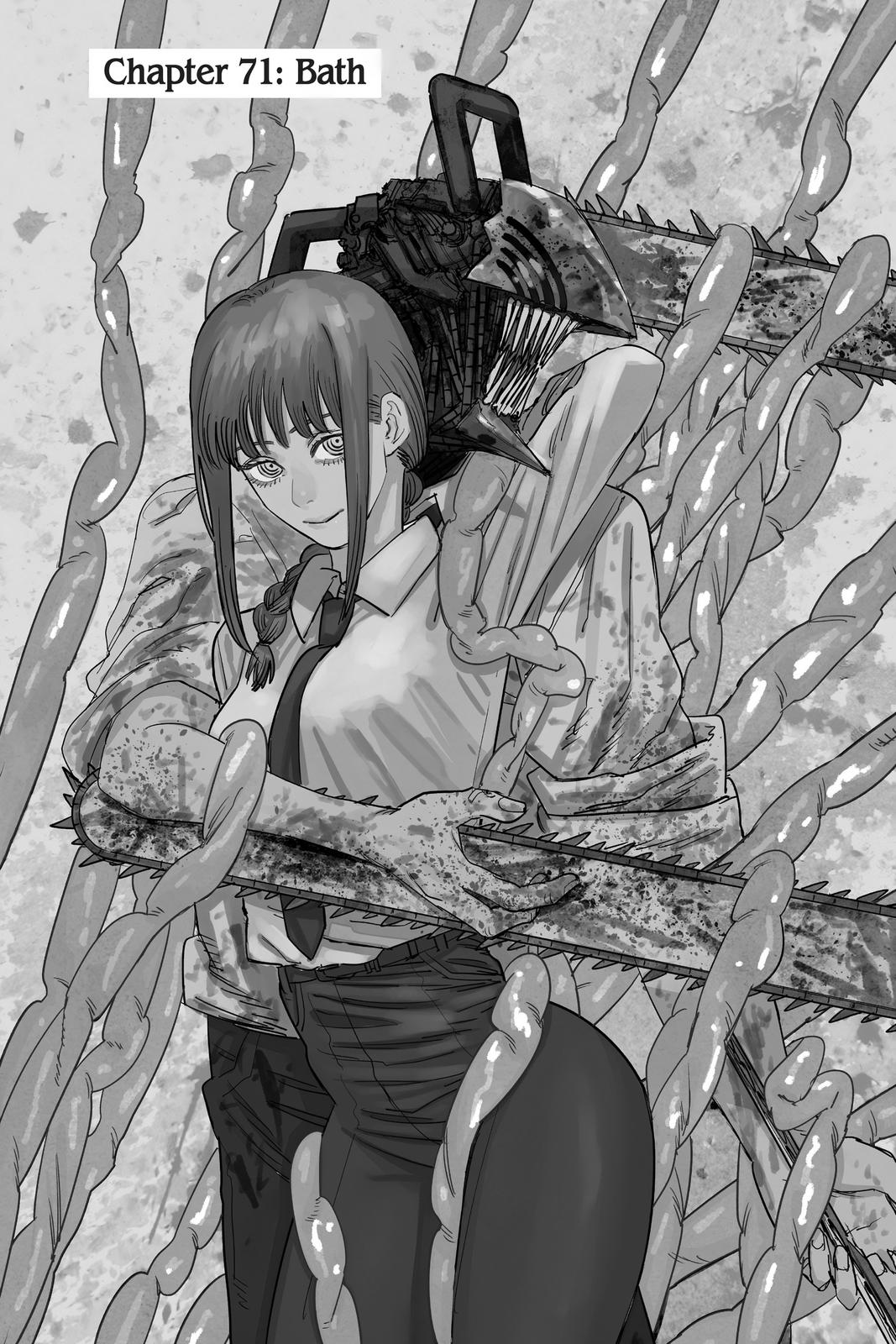Chainsaw Man Manga Chapter 71 page 8 - Bath scene