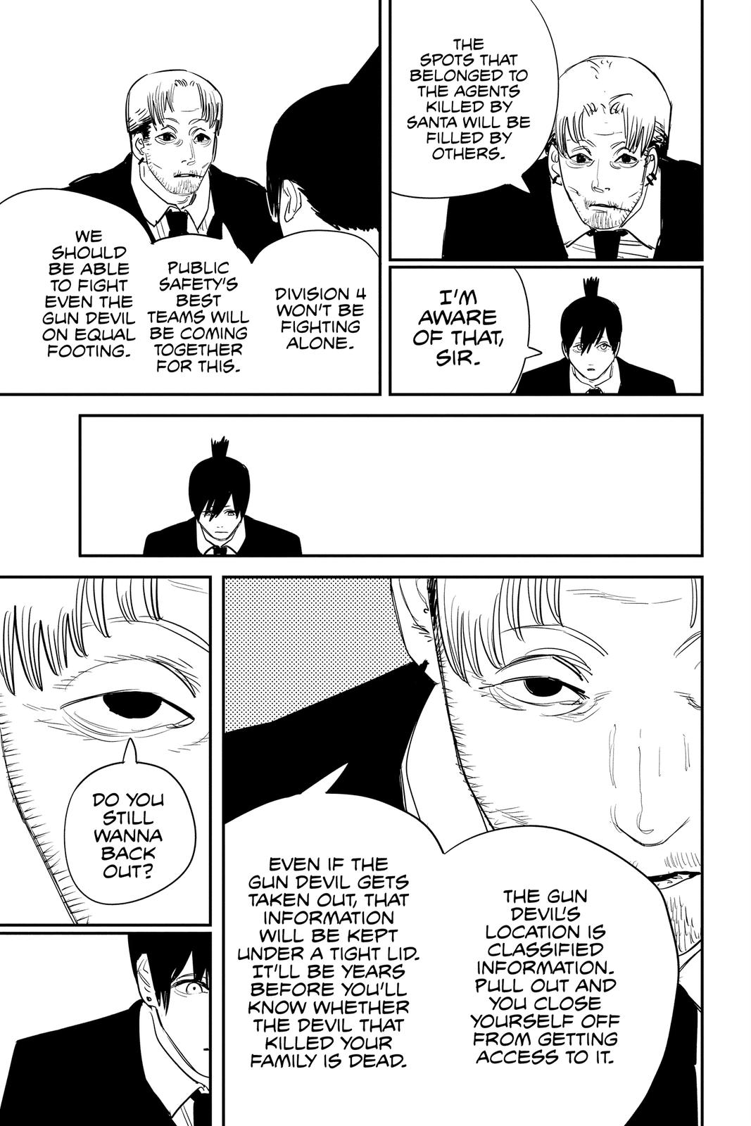 Chainsaw Man Manga Chapter 72 page 13 - All Together scene