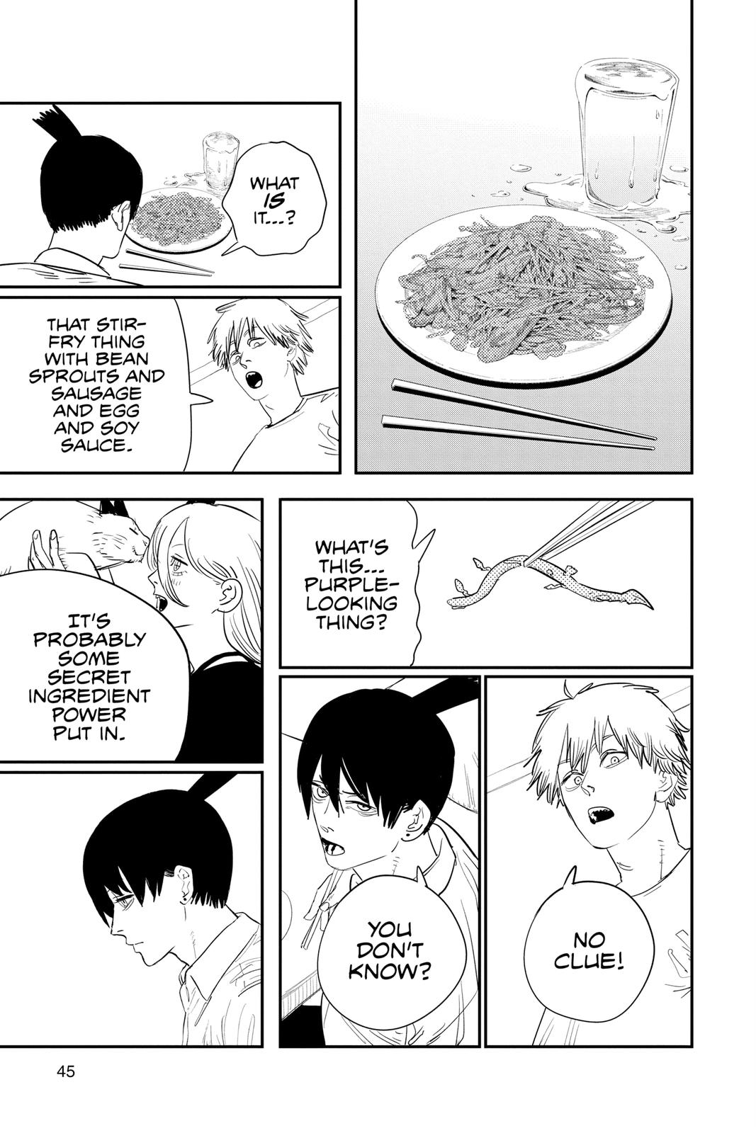 Chainsaw Man Manga Chapter 72 page 17 - All Together scene