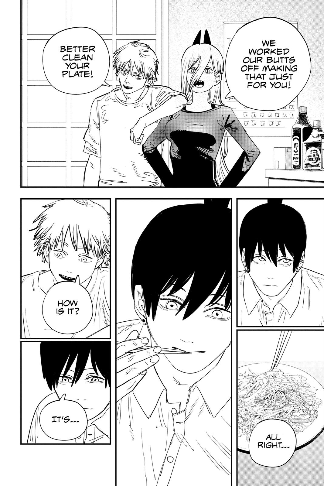 Chainsaw Man Manga Chapter 72 page 18 - All Together scene