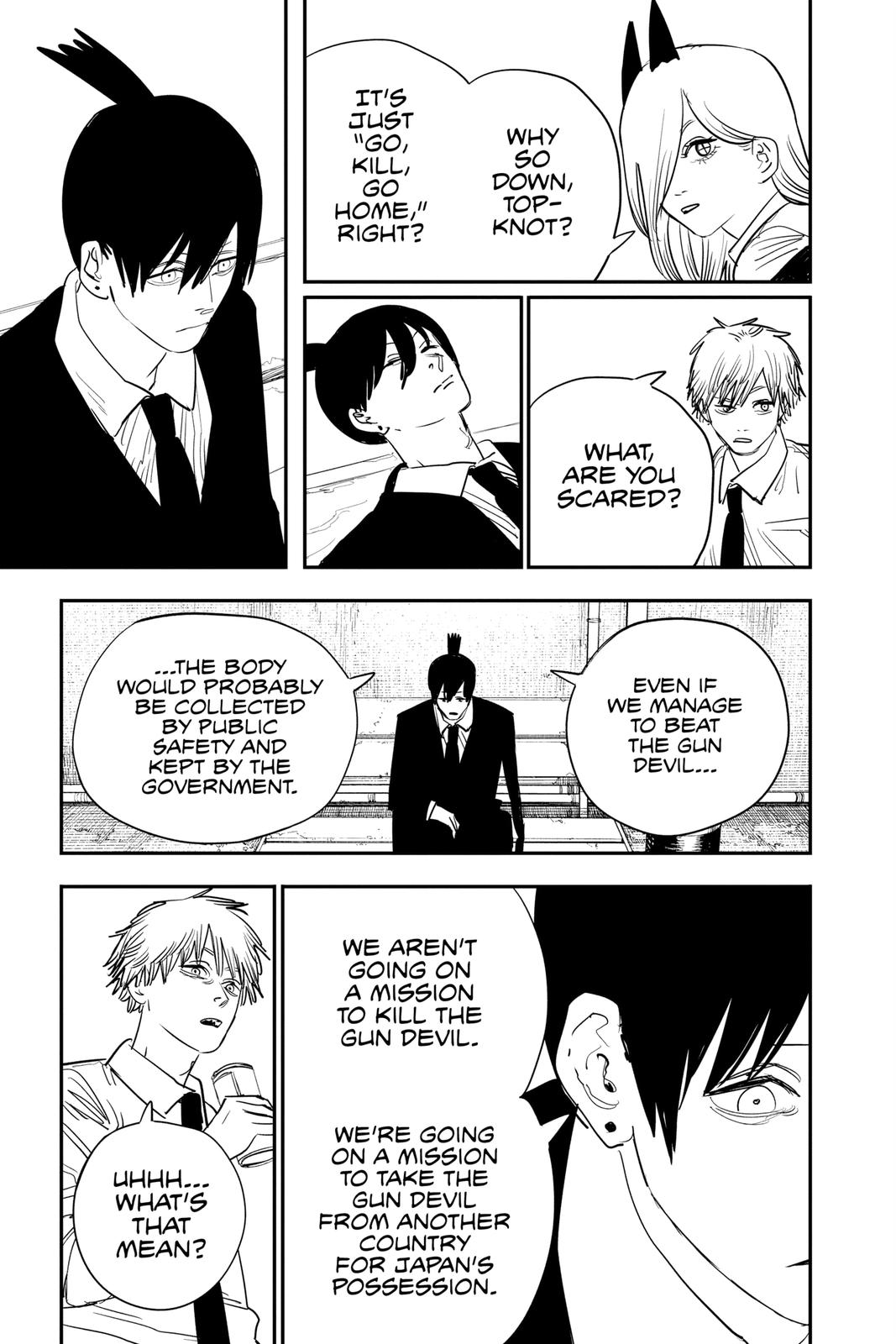 Chainsaw Man Manga Chapter 73 page 15 - Everyday Life No More scene