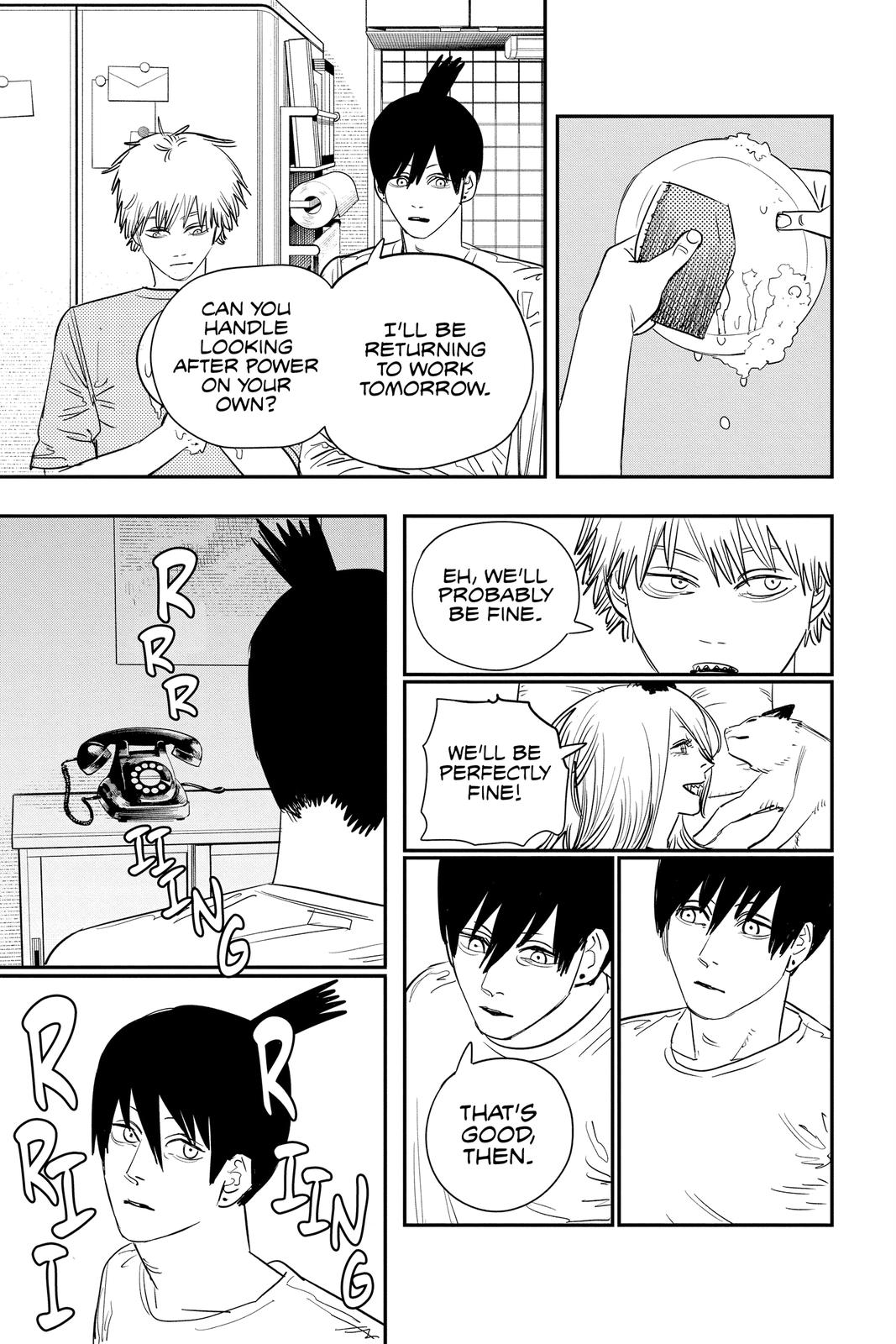 Chainsaw Man Manga Chapter 73 page 3 - Everyday Life No More scene