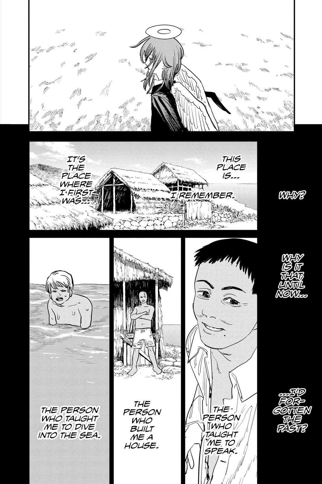 Chainsaw Man Manga Chapter 74 page 14 - What the Waves Say scene