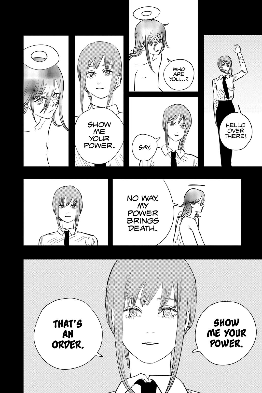 Chainsaw Man Manga Chapter 74 page 16 - What the Waves Say scene