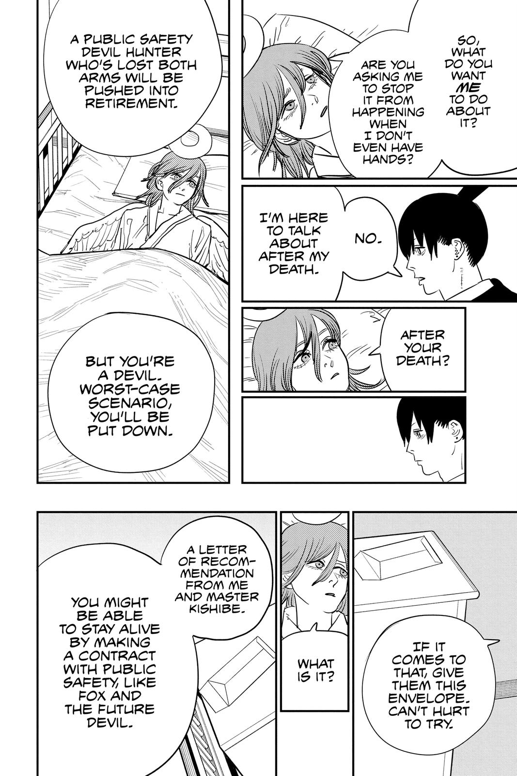 Chainsaw Man Manga Chapter 74 page 2 - What the Waves Say scene