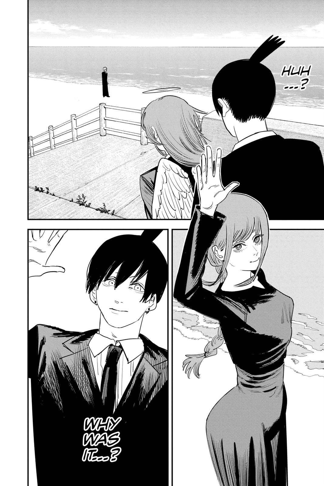 Chainsaw Man Manga Chapter 74 page 8 - What the Waves Say scene