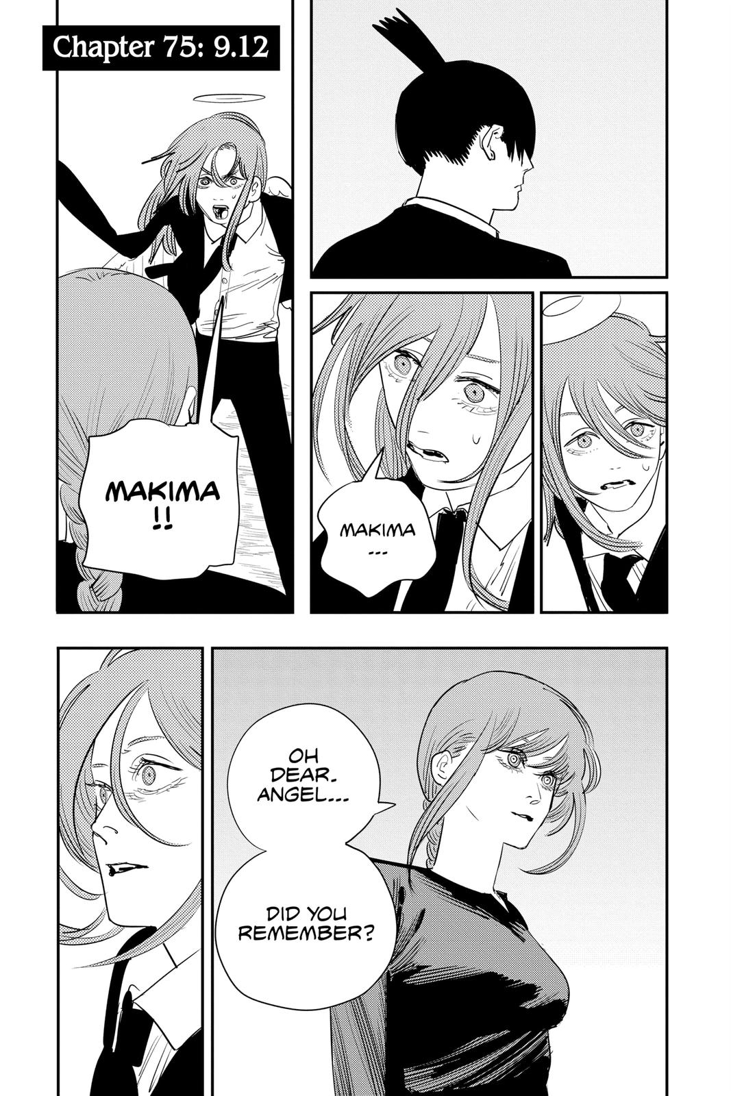 Chainsaw Man Manga Chapter 75 page 1 - 9, 12 scene