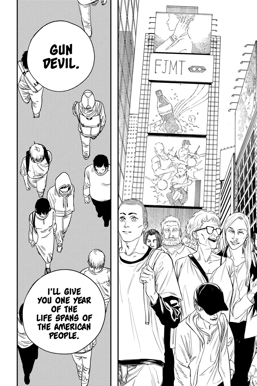 Chainsaw Man Manga Chapter 75 page 8 - 9, 12 scene