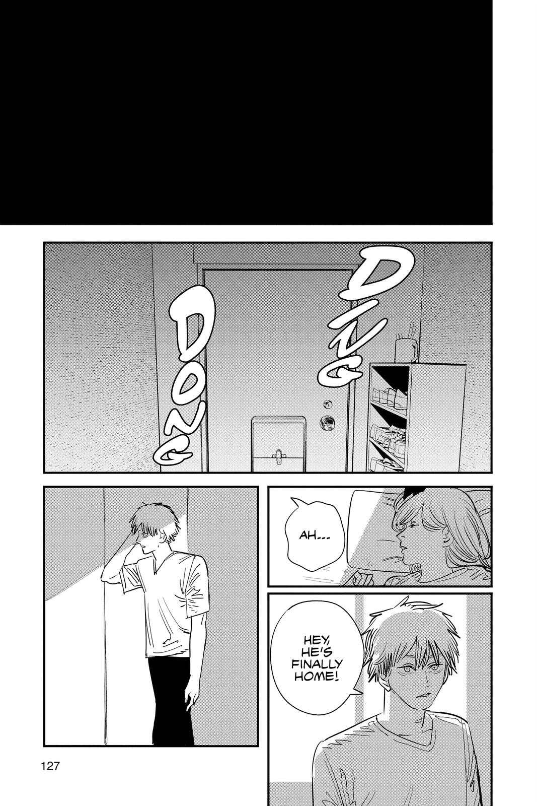 Chainsaw Man Manga Chapter 76 page 13 - Don't Open It scene