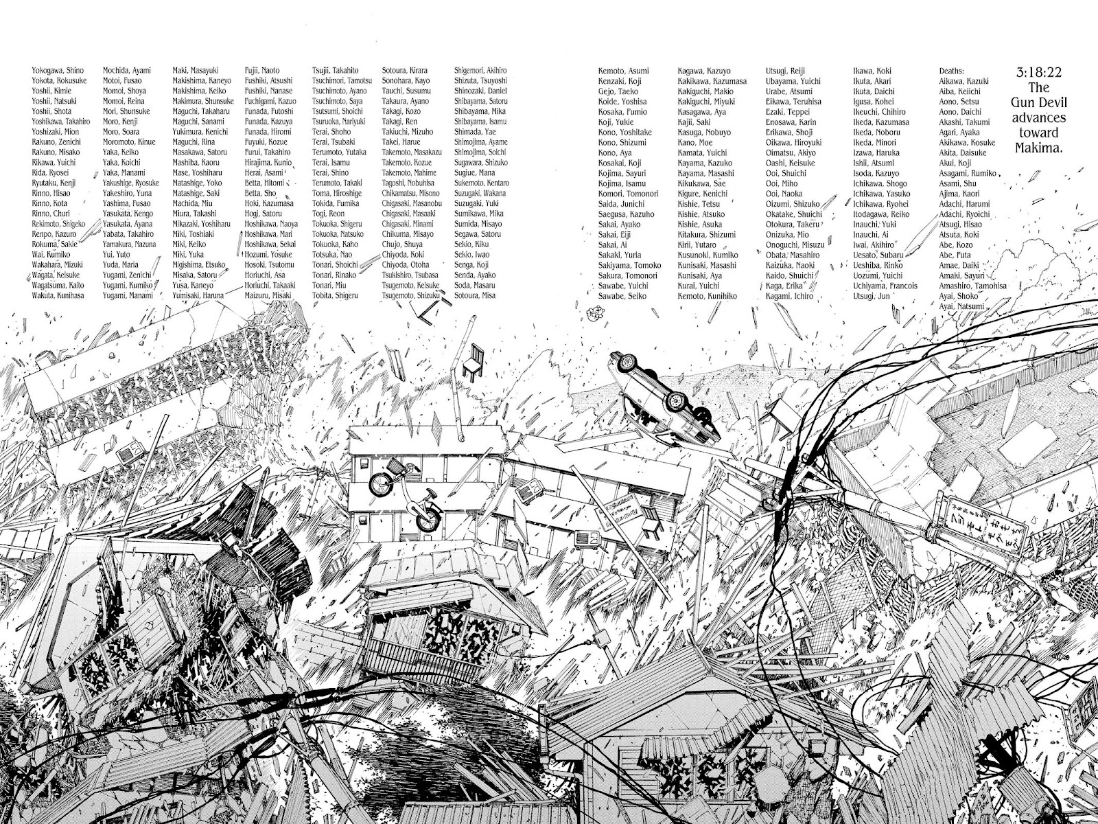 Chainsaw Man Manga Chapter 76 page 2 - Don't Open It scene