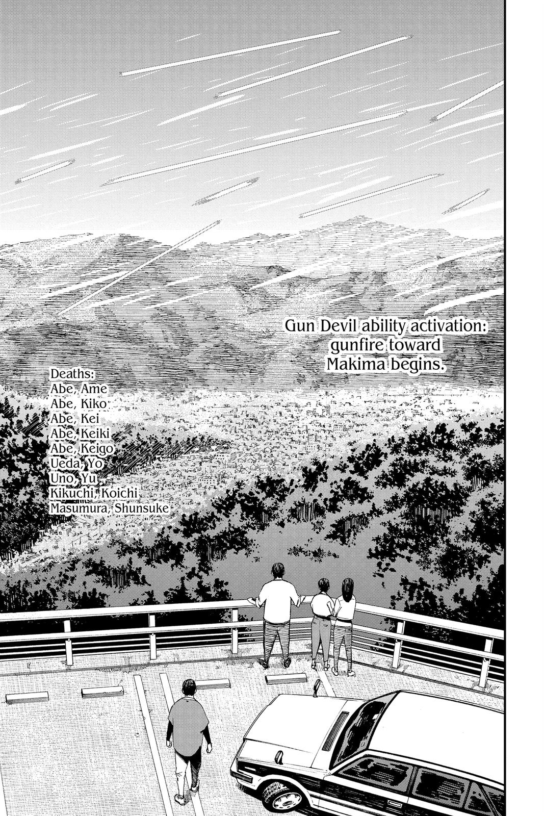 Chainsaw Man Manga Chapter 76 page 7 - Don't Open It scene