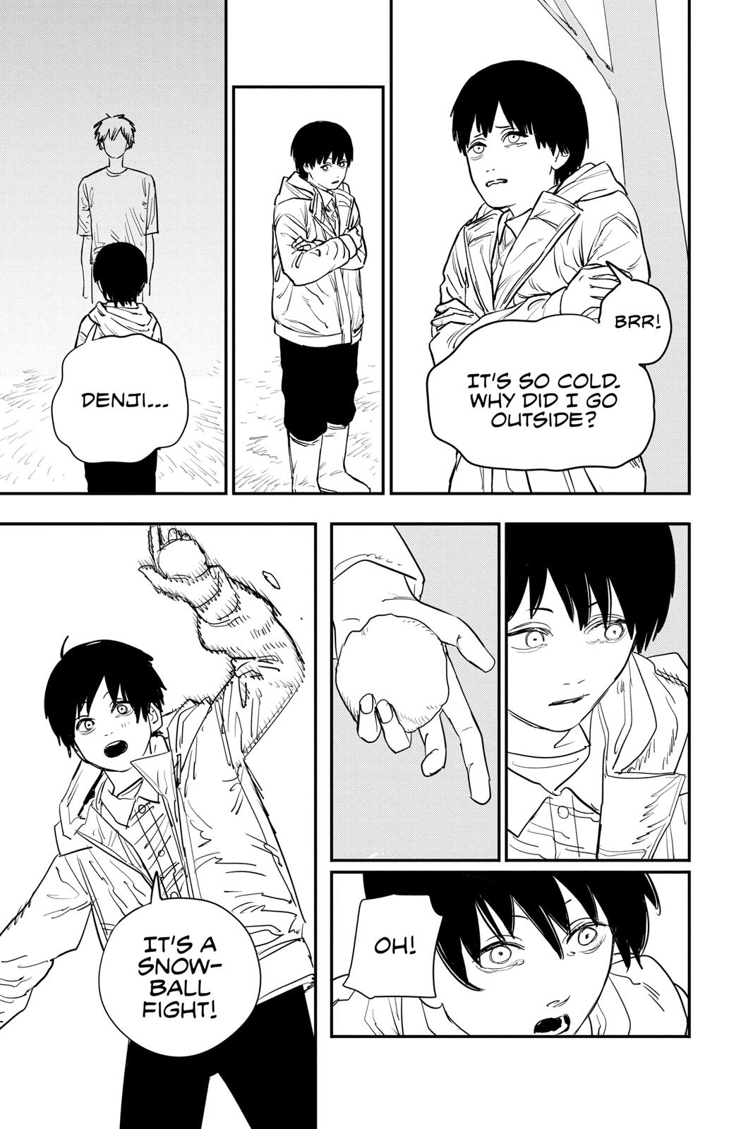 Chainsaw Man Manga Chapter 77 page 13 - Ring Ring Ring scene