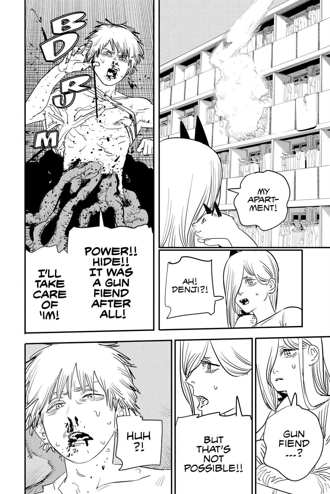 Chainsaw Man Manga Chapter 77 page 15 - Ring Ring Ring scene