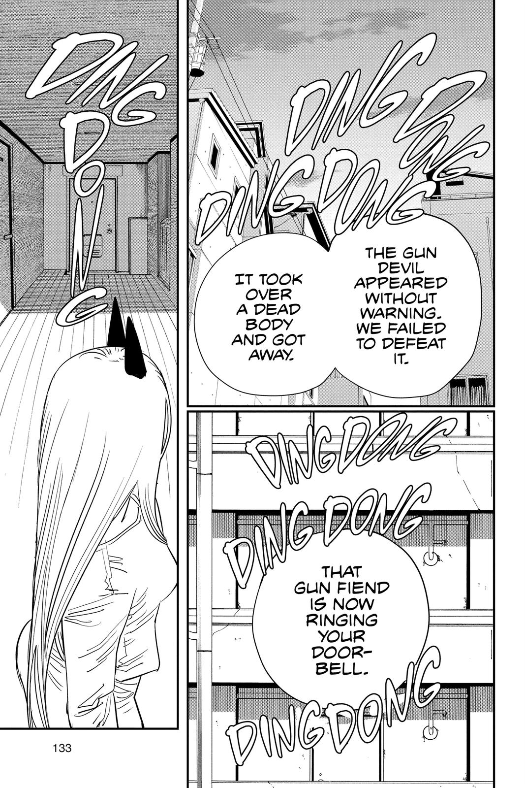 Chainsaw Man Manga Chapter 77 page 3 - Ring Ring Ring scene