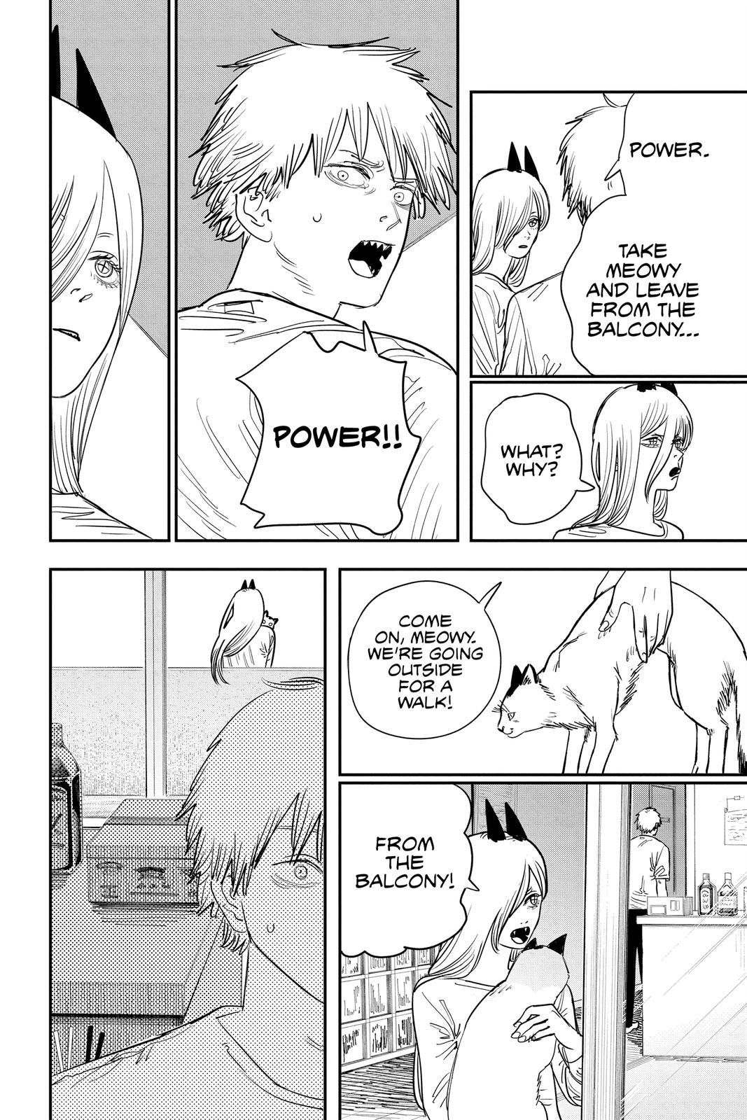 Chainsaw Man Manga Chapter 77 page 8 - Ring Ring Ring scene