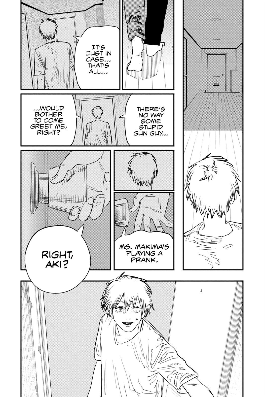 Chainsaw Man Manga Chapter 77 page 9 - Ring Ring Ring scene
