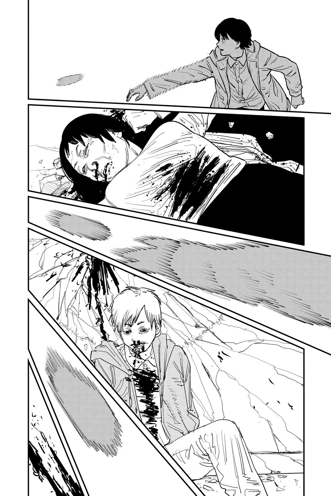 Chainsaw Man Manga Chapter 78 page 10 - Snowball Fight scene