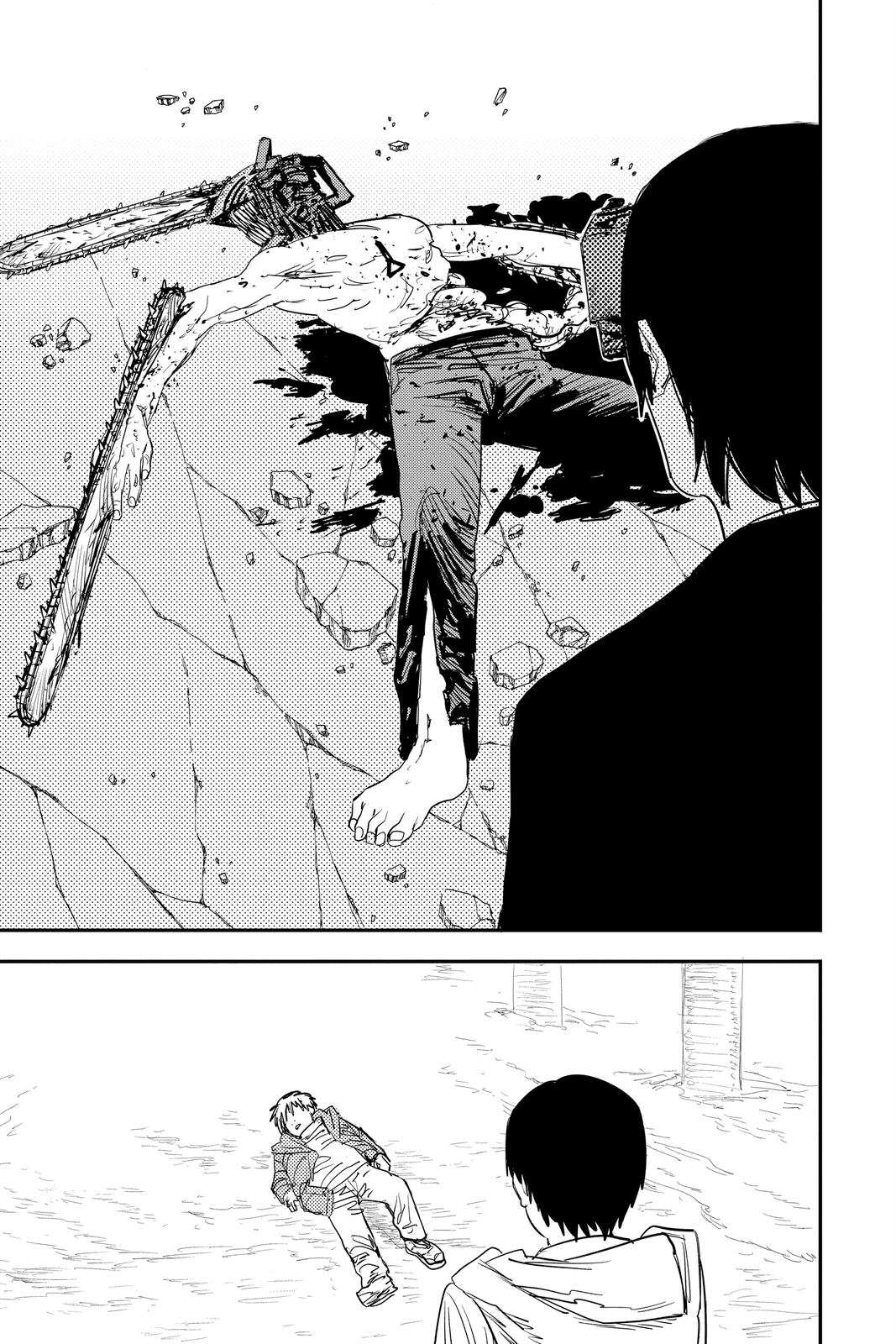 Chainsaw Man Manga Chapter 78 page 16 - Snowball Fight scene