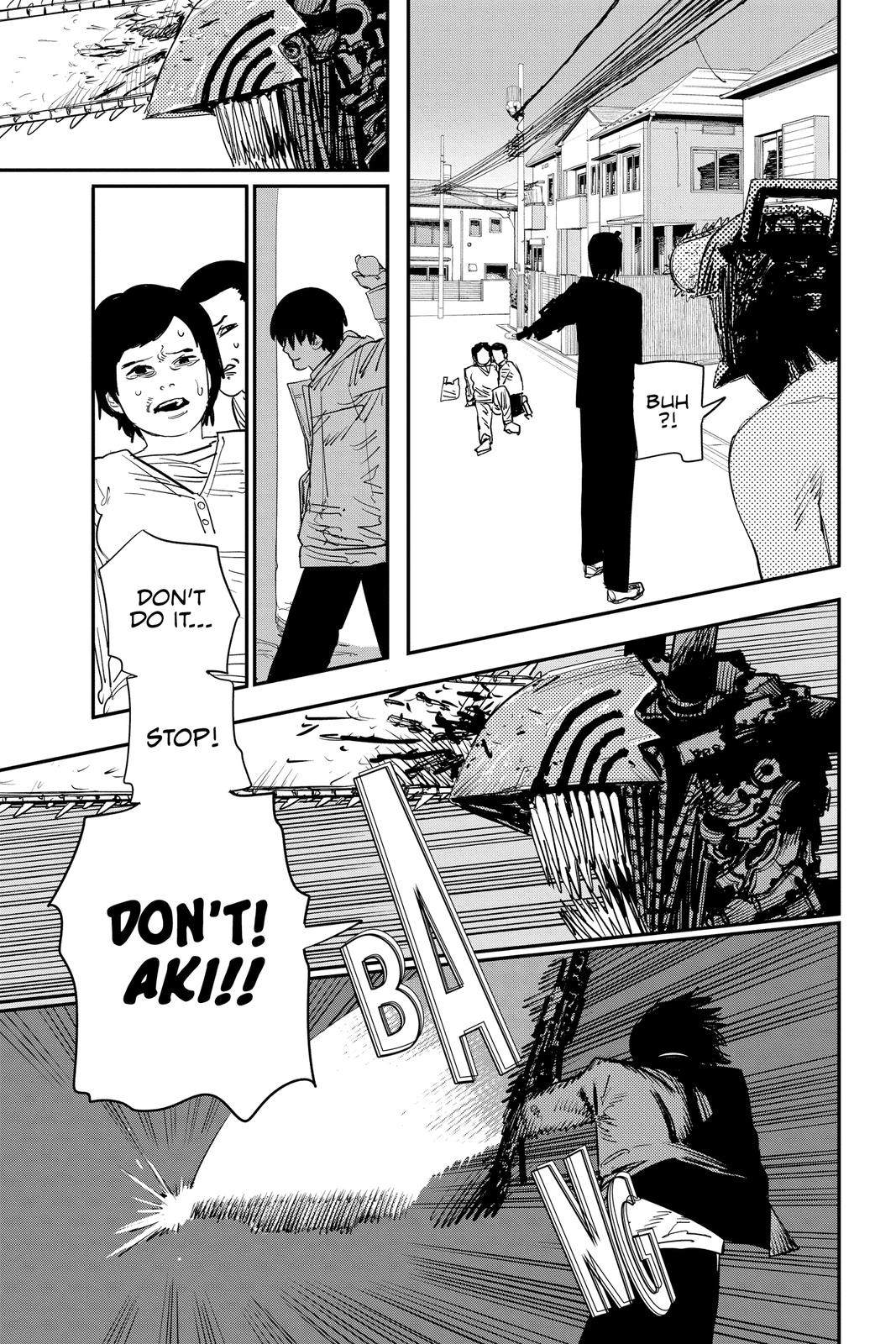 Chainsaw Man Manga Chapter 78 page 4 - Snowball Fight scene