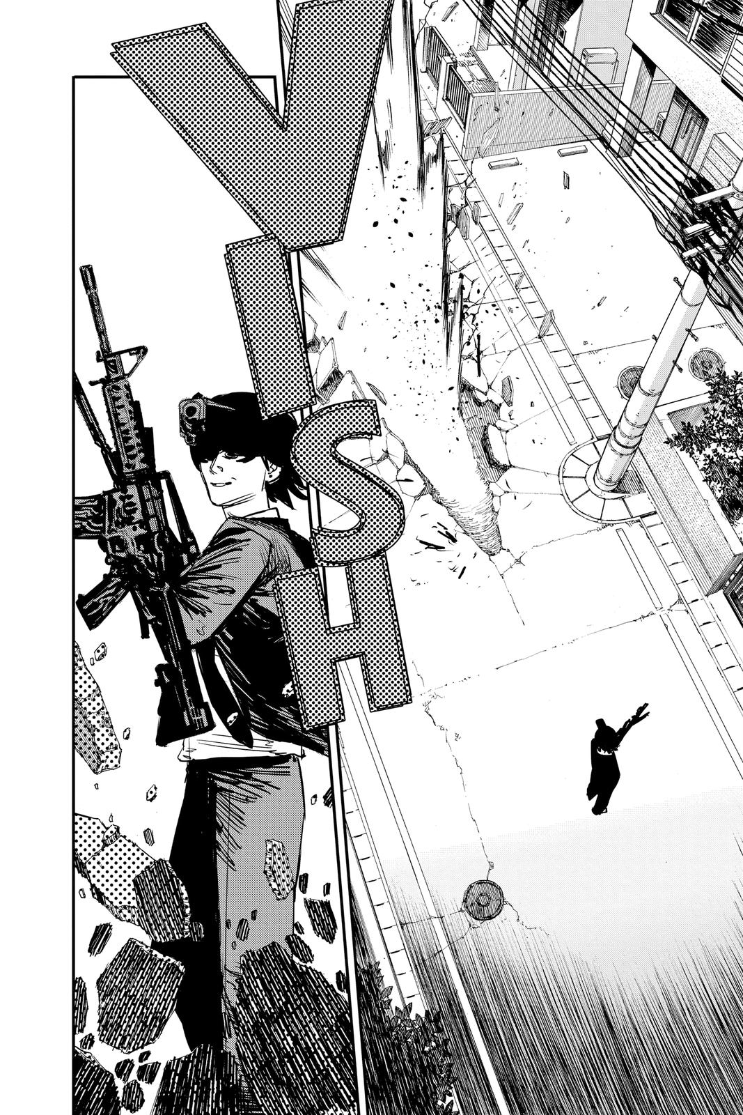 Chainsaw Man Manga Chapter 78 page 5 - Snowball Fight scene