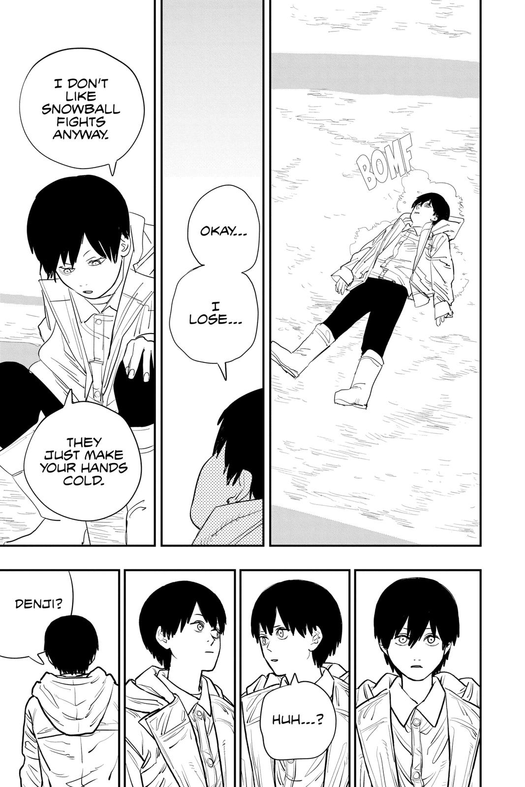 Chainsaw Man Manga Chapter 79 page 13 - Play Catch scene