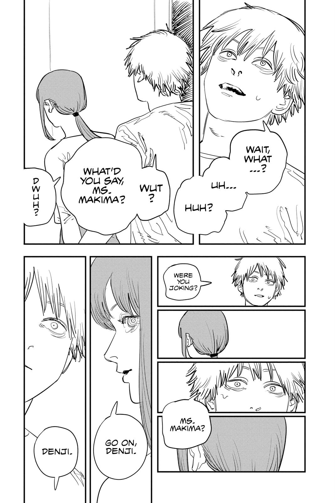 Chainsaw Man Manga Chapter 81 page 10 - Paw scene