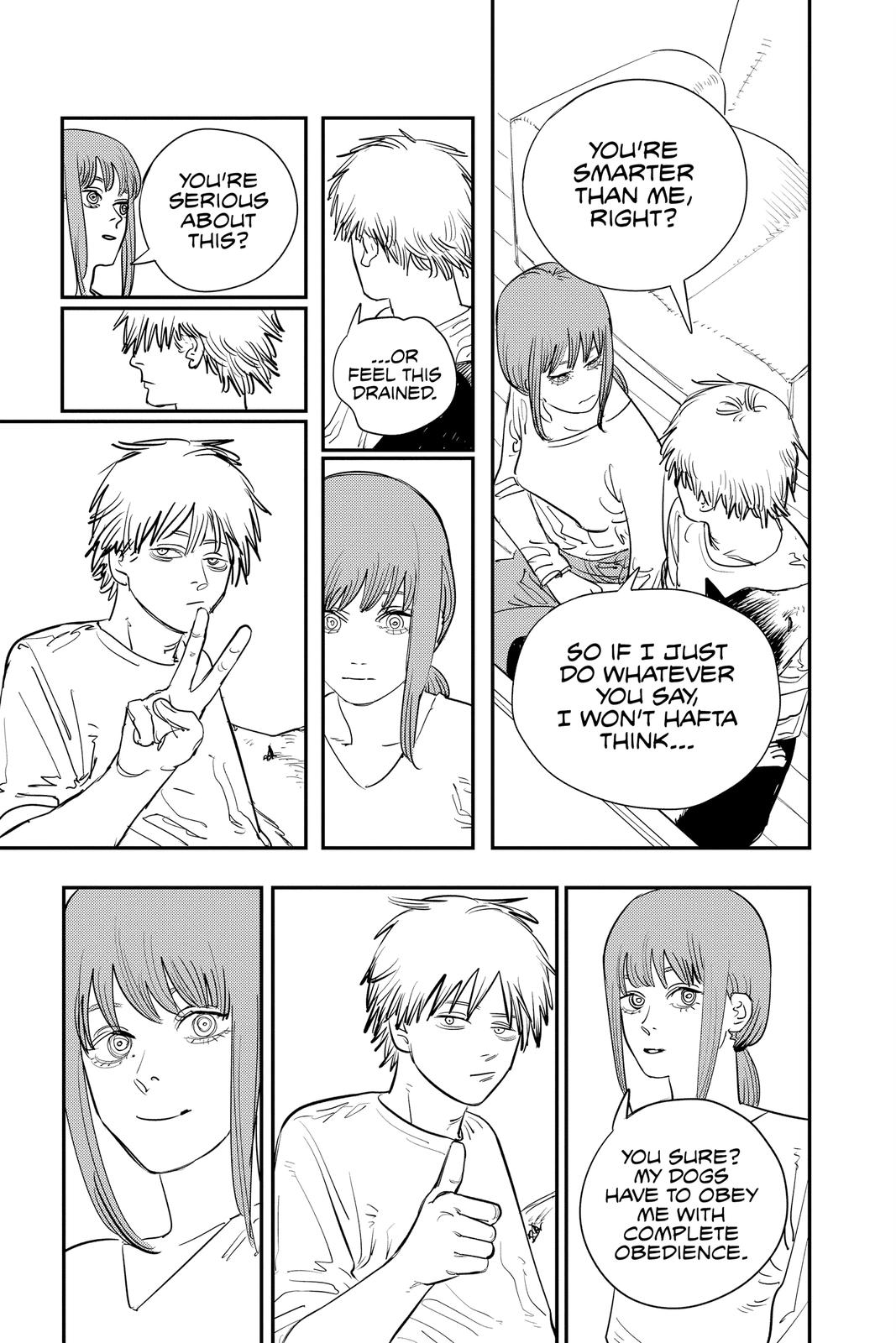 Chainsaw Man Manga Chapter 81 page 3 - Paw scene