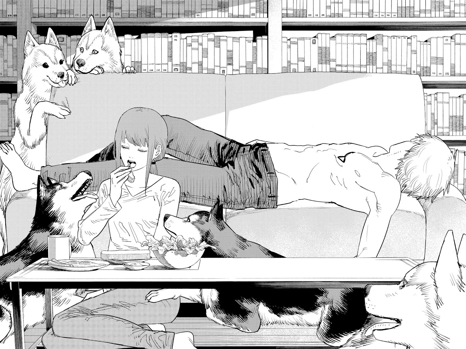 Chainsaw Man Manga Chapter 82 page 18 - Always Eat a Hearty Breakfast scene