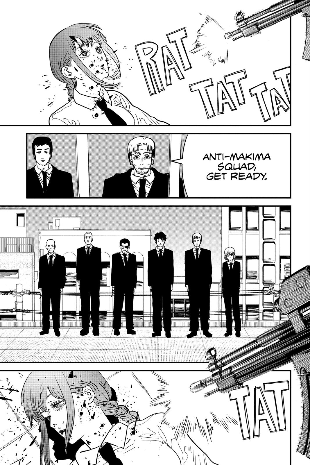 Chainsaw Man Manga Chapter 83 page 6 - Death, Resurrection, Chainsaw scene