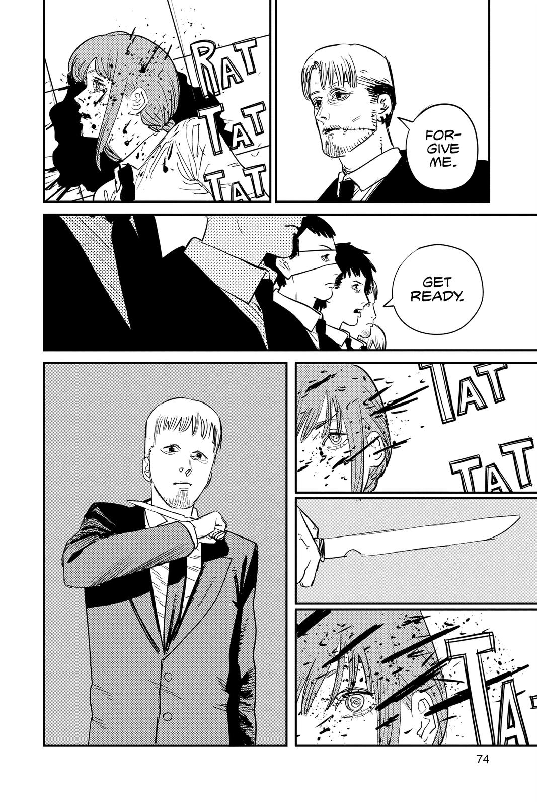 Chainsaw Man Manga Chapter 83 page 7 - Death, Resurrection, Chainsaw scene