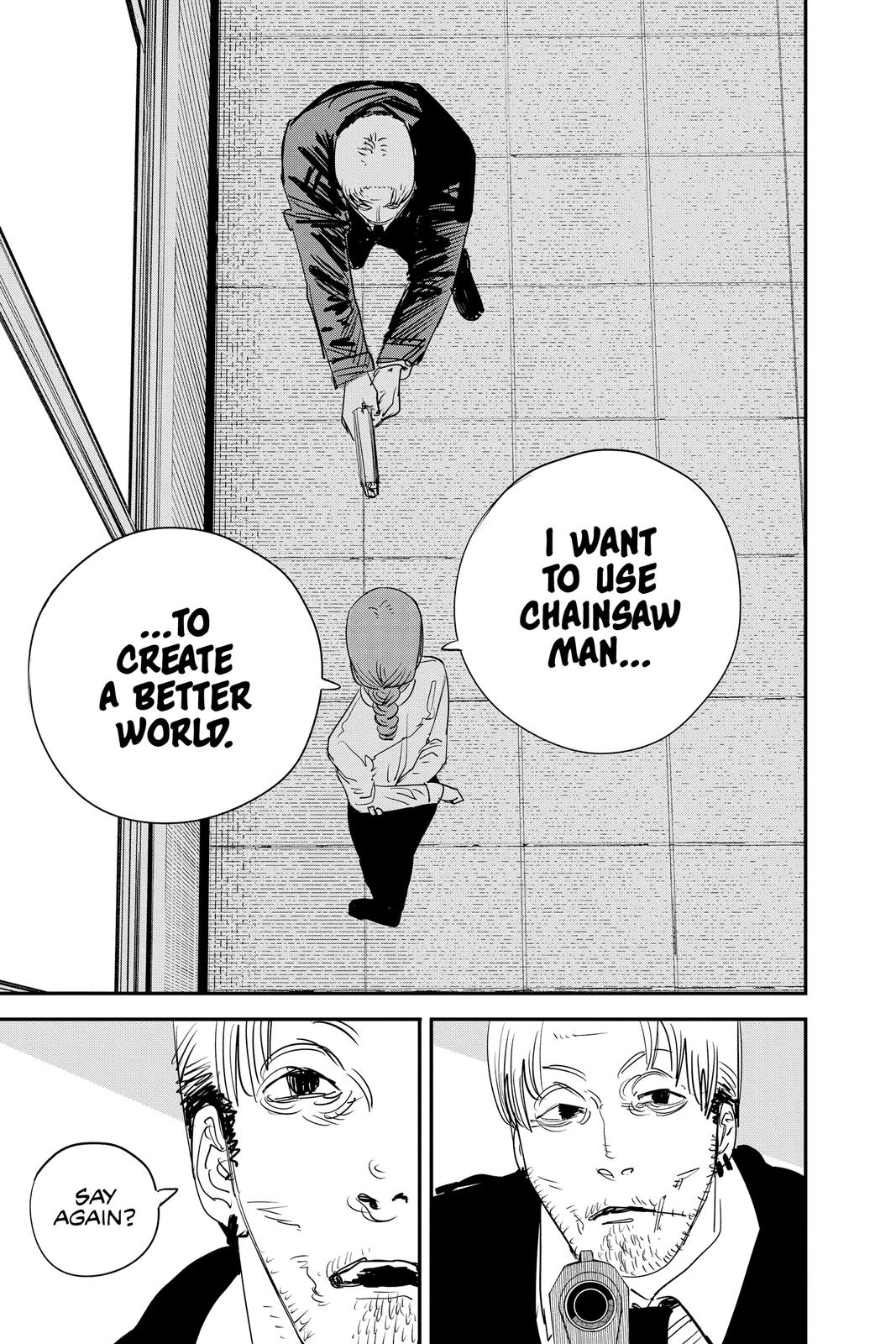 Chainsaw Man Manga Chapter 84 page 14 - Hero of Hell scene