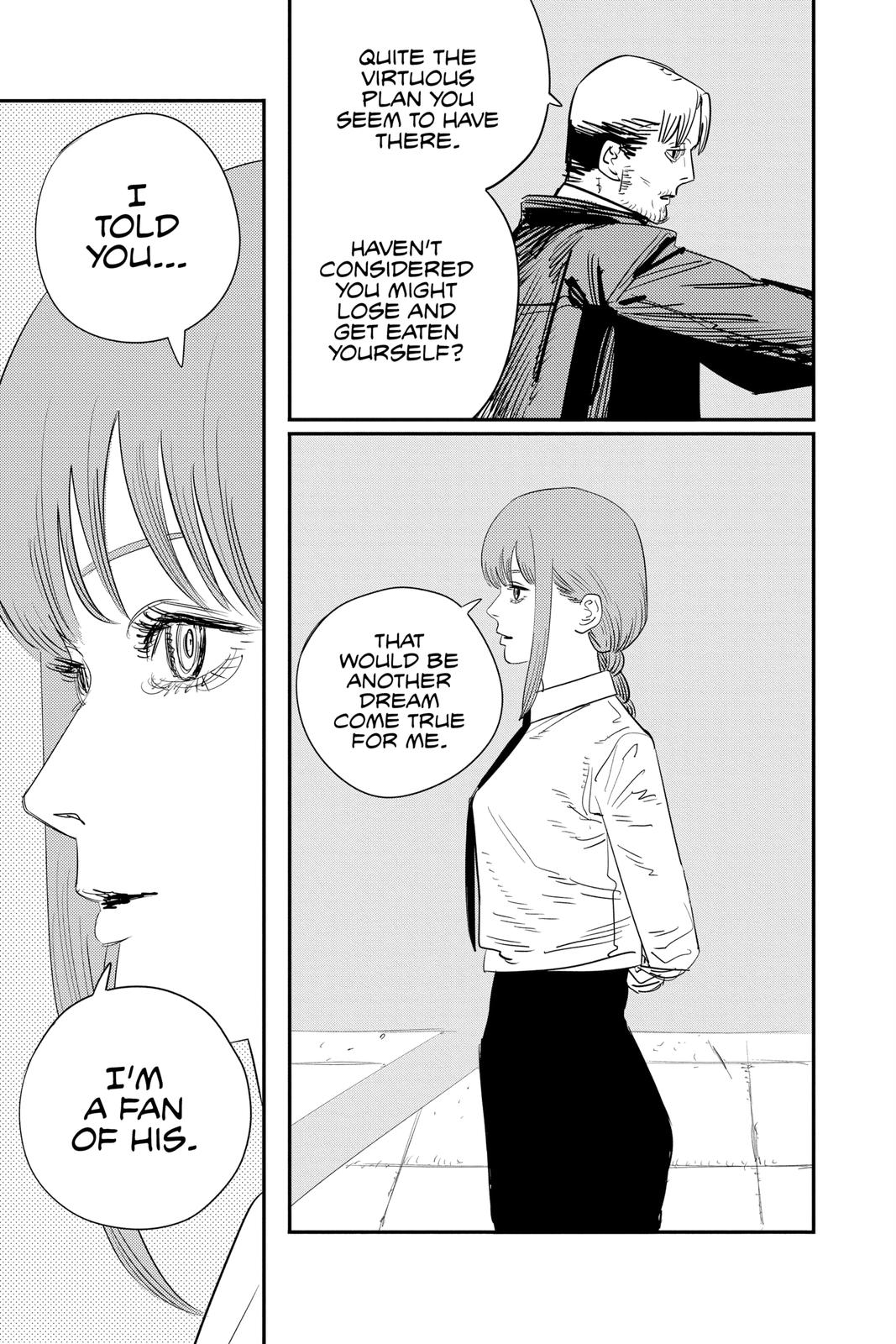 Chainsaw Man Manga Chapter 84 page 16 - Hero of Hell scene