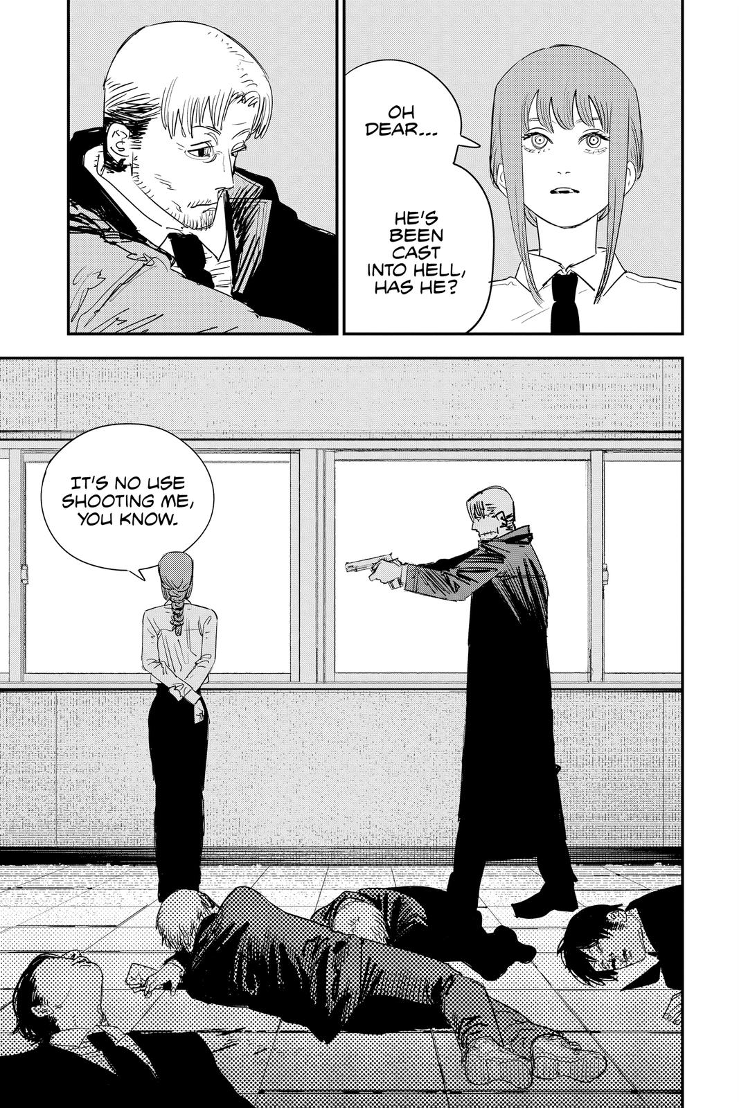 Chainsaw Man Manga Chapter 84 page 3 - Hero of Hell scene