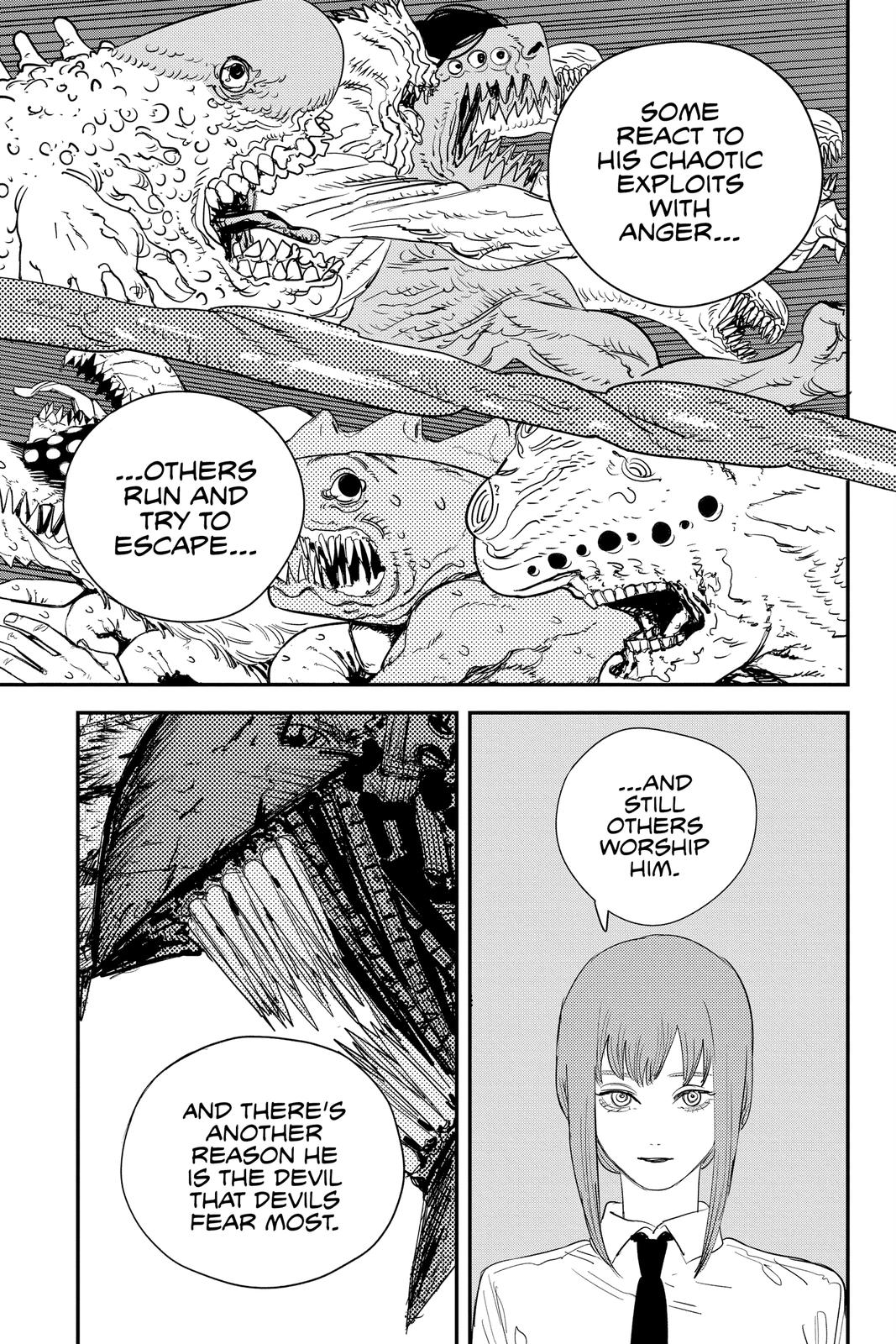 Chainsaw Man Manga Chapter 84 page 8 - Hero of Hell scene