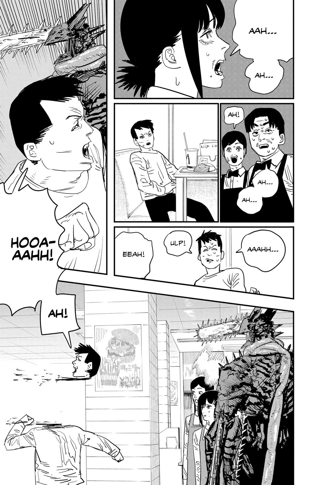 Chainsaw Man Manga Chapter 85 page 12 - Bloody Good Gut Feeling scene