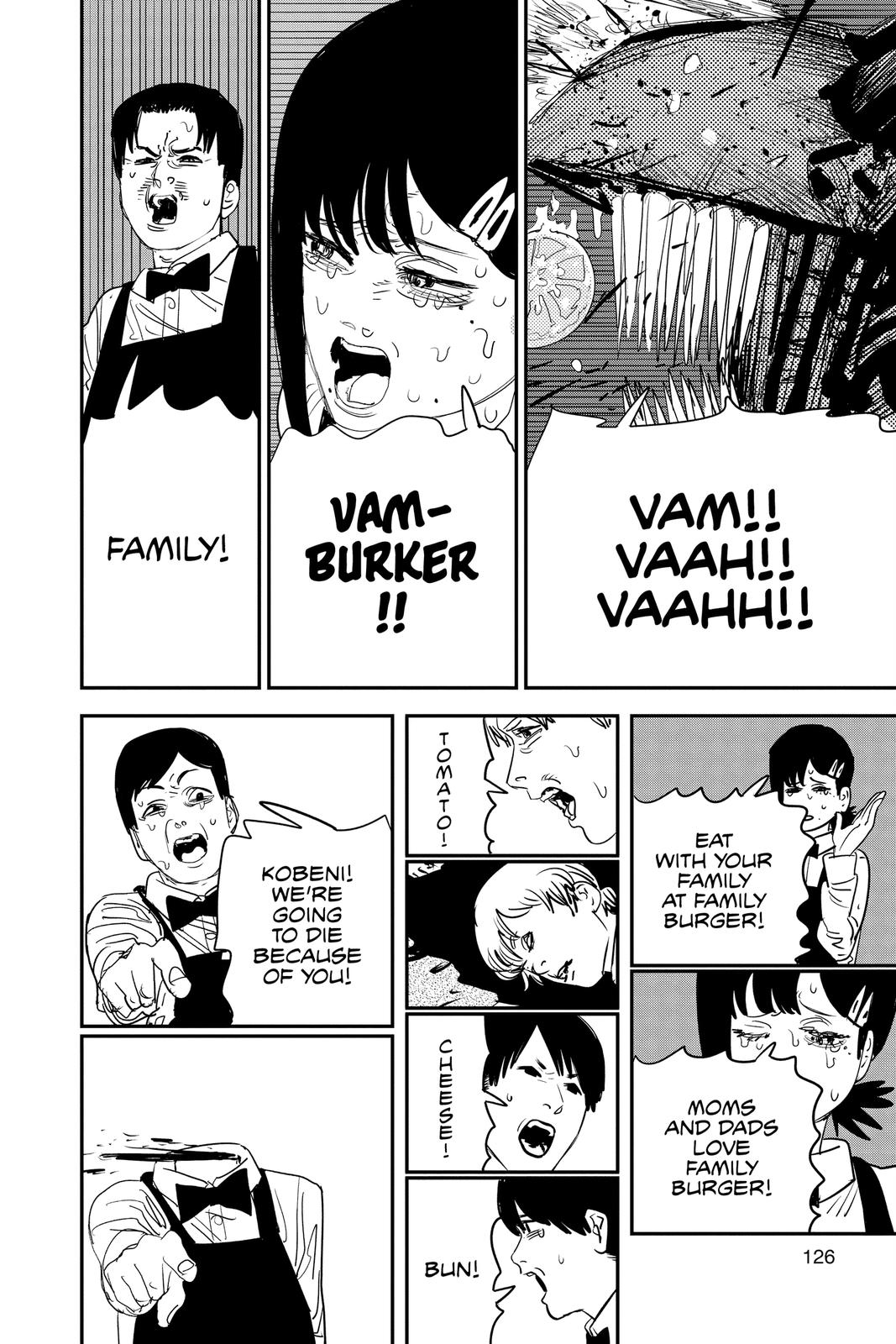 Chainsaw Man Manga Chapter 85 page 19 - Bloody Good Gut Feeling scene