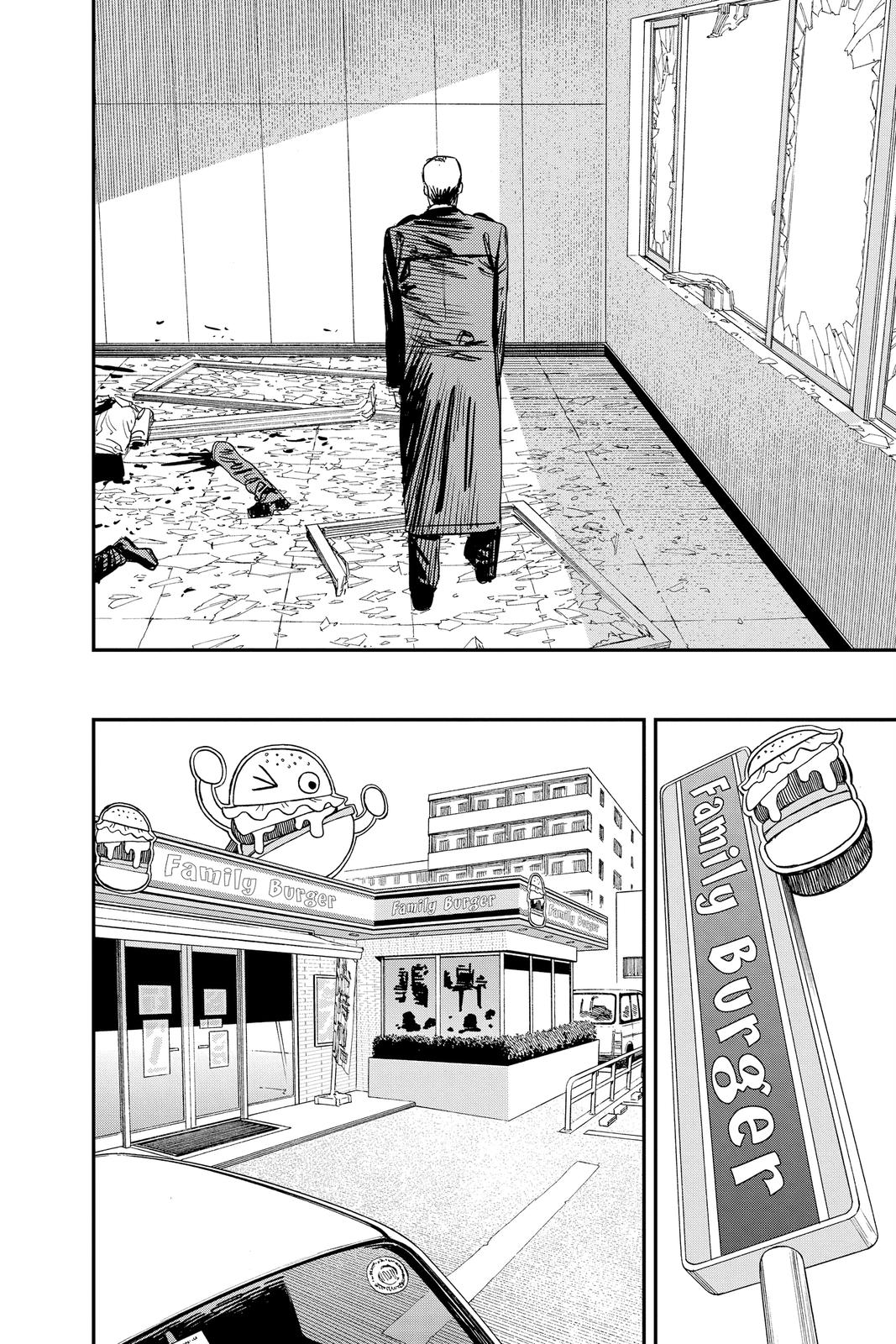 Chainsaw Man Manga Chapter 85 page 7 - Bloody Good Gut Feeling scene