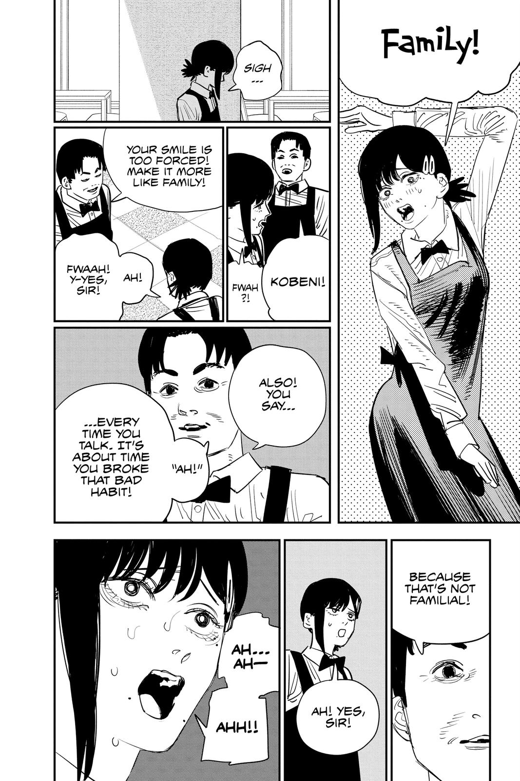 Chainsaw Man Manga Chapter 85 page 9 - Bloody Good Gut Feeling scene