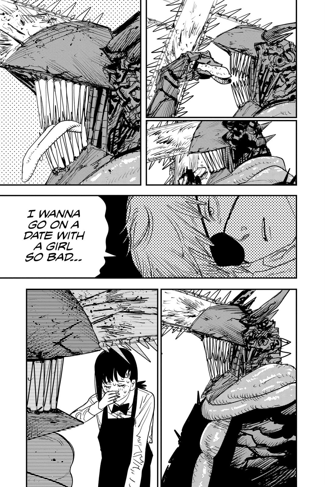 Chainsaw Man Manga Chapter 86 page 3 - Date Chainsaw scene